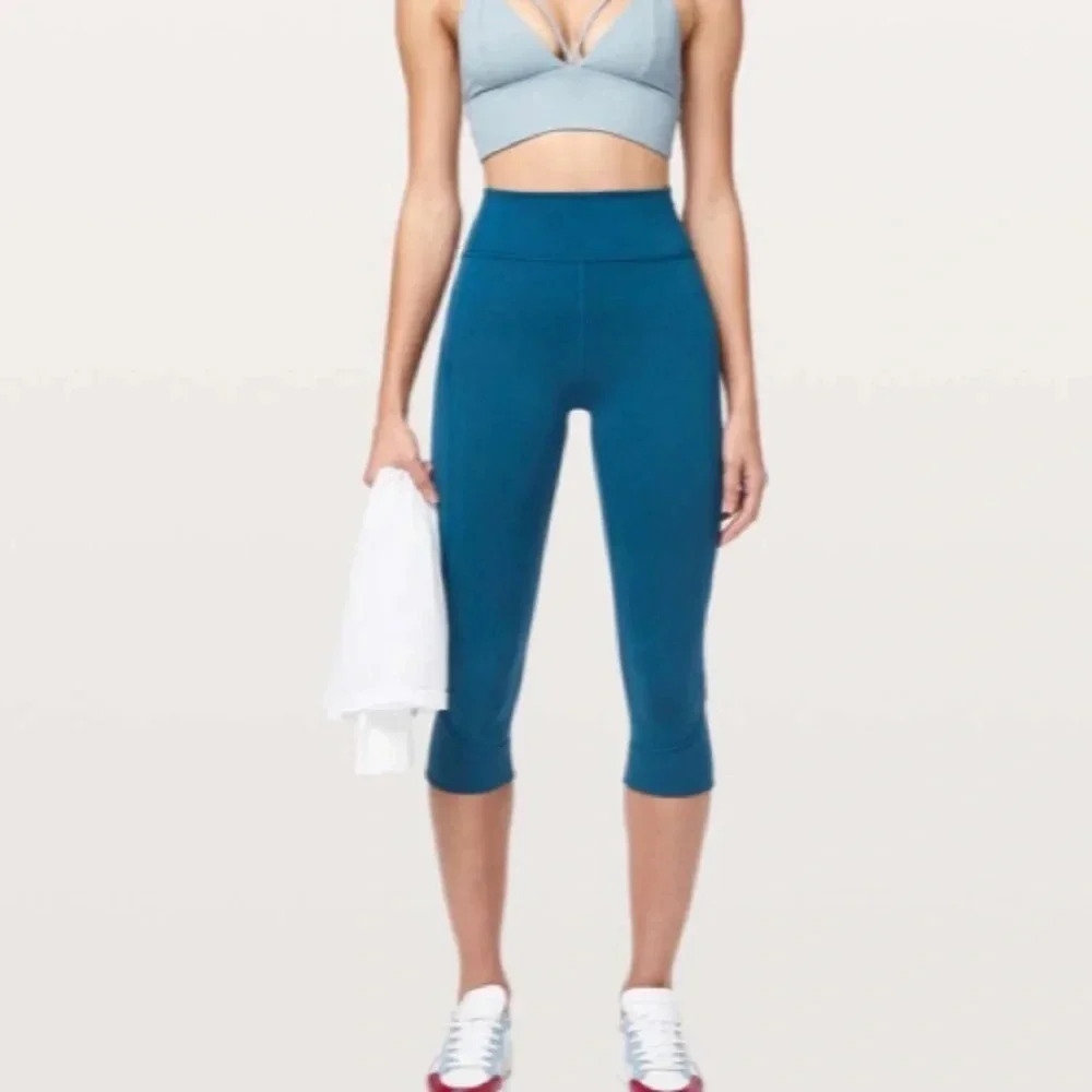 Lululemon Leggings Women’s 2 In Movement Crop Everlux “19 - Picture 4 of 11